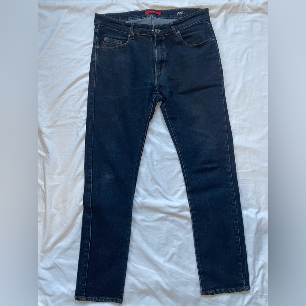 Men's Classic Navy Skinny Jeans